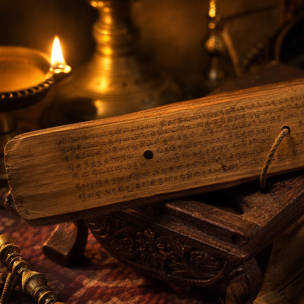 Palm leaf reading